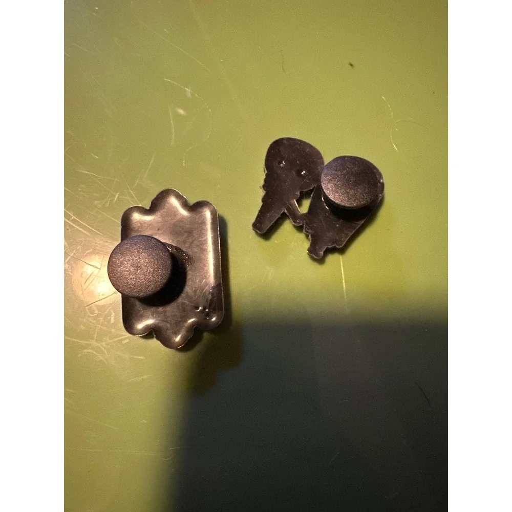 Disney Nightmare Before Christmas Jack and Sally Shoe Charms Set of 2 PVC Rubber